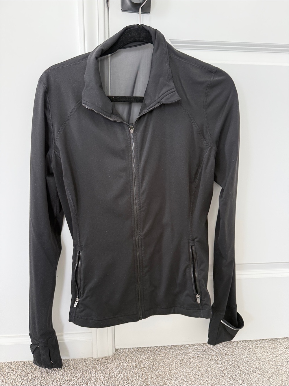 Victoria's Secret Sport Black Zip-Up Jacket